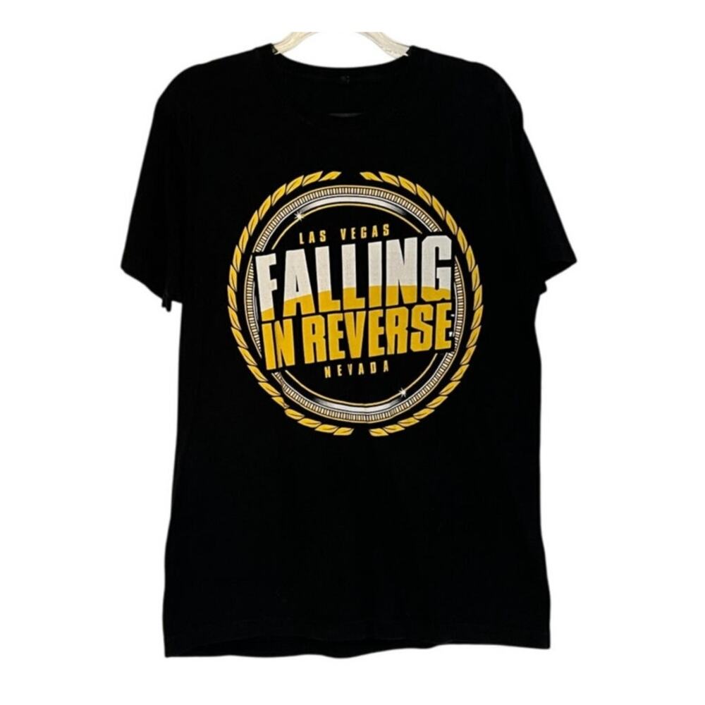 Falling In Reverse Las Vegas Graphic Band T-Shirt Large - Picture 3 of 3